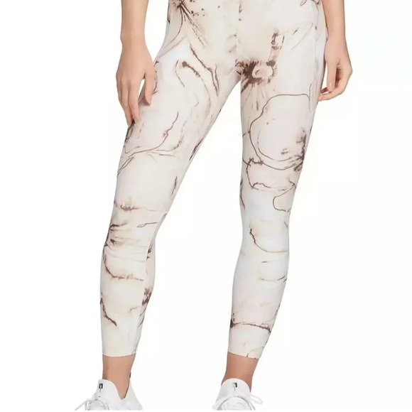 CALIA Women's Energize Fashion 7/8 Leggings Large FLOURISHED FLORAL GRAY EUC - Picture 3 of 9